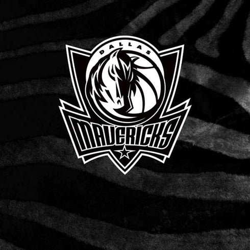 NBA Dallas Mavericks Black Animal Print Galaxy Book 12in Skin